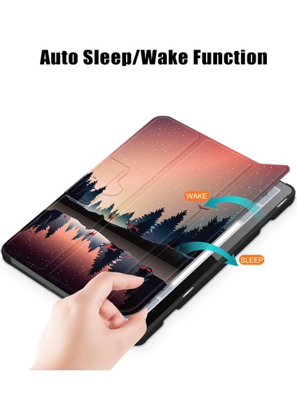 Lenovo Sekmesi Için Deri Akıllı Tablet Kasası M10 10.1 3. Gen (Yurt Dışından)