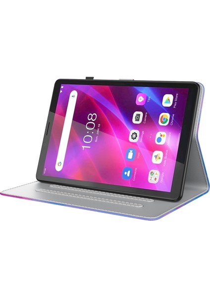 Lenovo Sekmesi Için Suluboya Desen Tablet Kasası M7 3 Gen (Yurt Dışından)