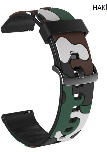 Samsung Gear Watch 3 41MM Active 2 40 44MM Kamuflaj Tme Kordon 20MM