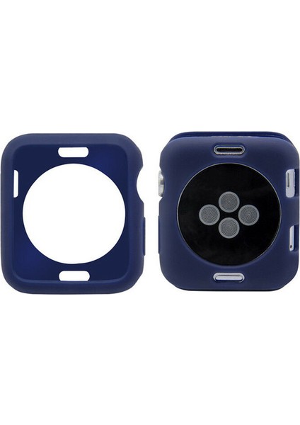Apple Watch 2 3 4 5 6 38 40 mm Renkli Silikon Kılıf Kapak Koruyucu