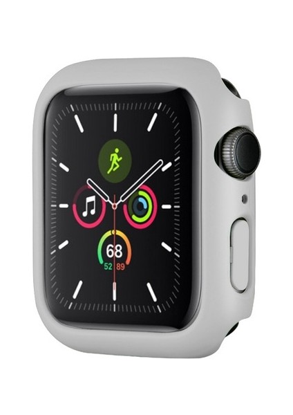 Apple Watch 7 Serisi 45MM Rubber Sert Plastik Mat Kılıf Kapak