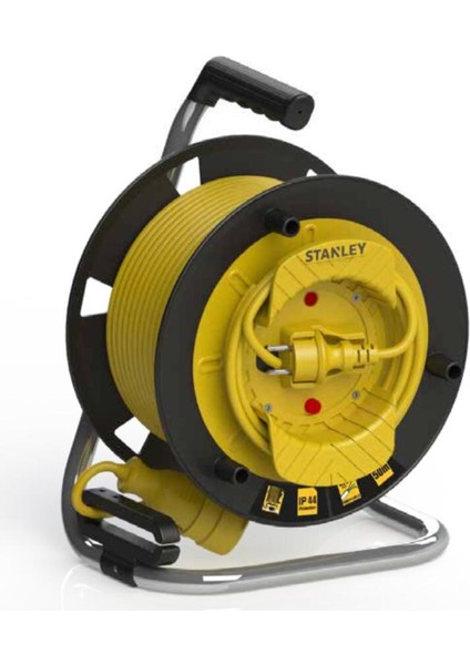 Profesyonel Makaralı Kablo St-G Serisi Termikli IP44 1 Soketli 50 Metre 3x1.5mm