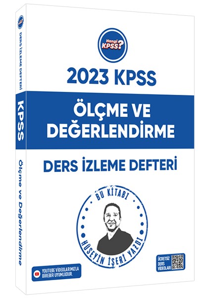 Hangi KPSS 2023 Kpss Eğitim Bilimleri Ölçme ve Değerlendirme Ders Izleme Defteri Hüseyin Işeri Hangi Kpss