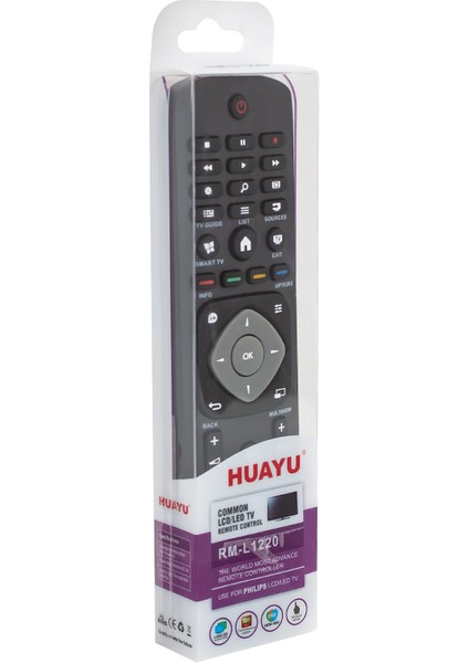 Huayu Kl Unıversal Phılıps Tv Kumanda Tüm Modeller Smart Tuşlu RM-L1220 (M7485600239X) fiyatları