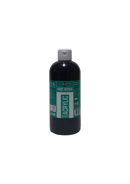Akrilik Boya Siyah Renk 500 ml