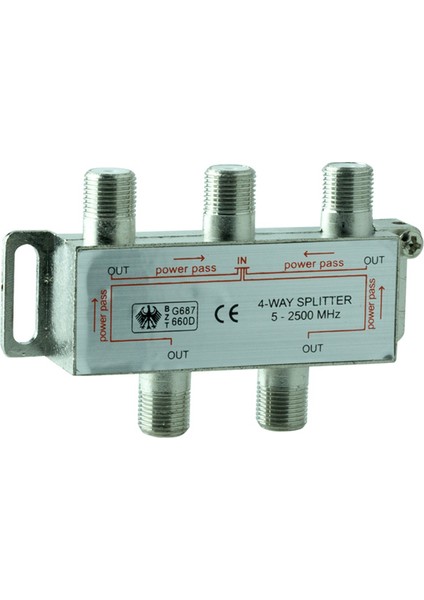 1/4 Splıtter 5-2500 Mhz Mag