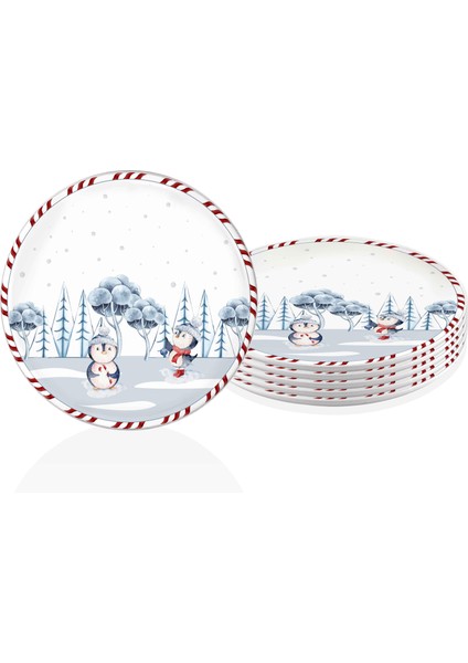 Penguin Servis Tabağı 6 Lı Set 26 cm modelleri