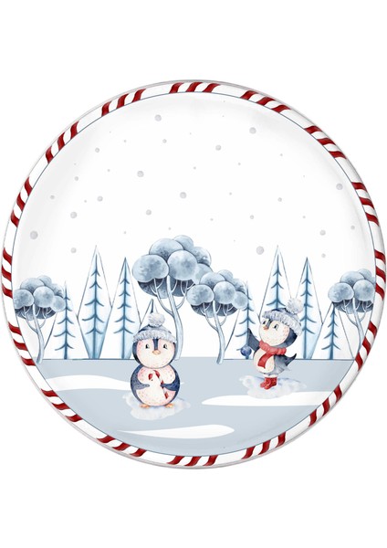 Penguin Servis Tabağı 6 Lı Set 26 cm fırsatları