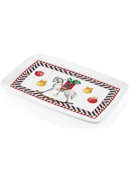 Nutcracker Dikdörtgen Servis 34 x 25 cm