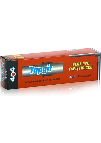 Yapgit Sert Pvc Yapıştırıcısı 125 gr