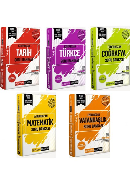 2023 Ezberbozan Soru Bankası Set