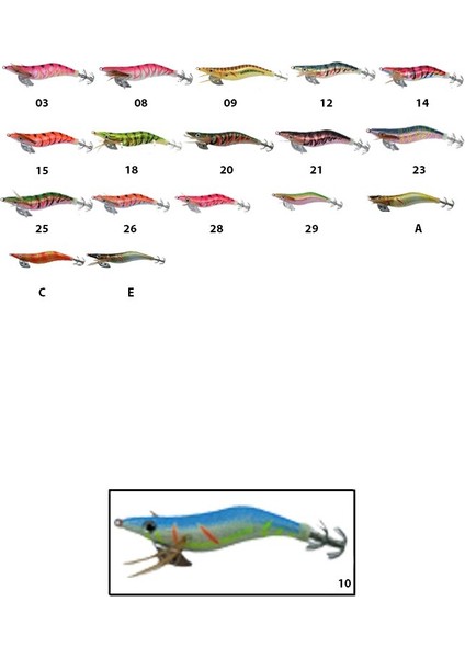 3023 Kalamar Zokası 11CM Japannes Squid Size 3.0
