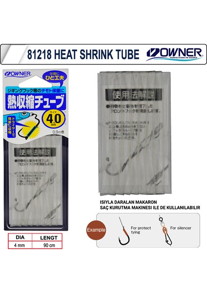 Cultiva 81218 Heat Shrink Tube 3-4-5 mm
