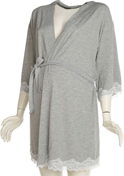 Dantelli Esnek Kumaş Sabahlık fiyatları