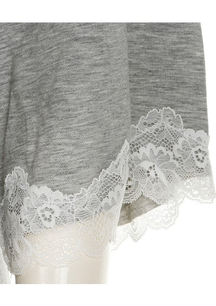 Dantelli Esnek Kumaş Sabahlık modelleri