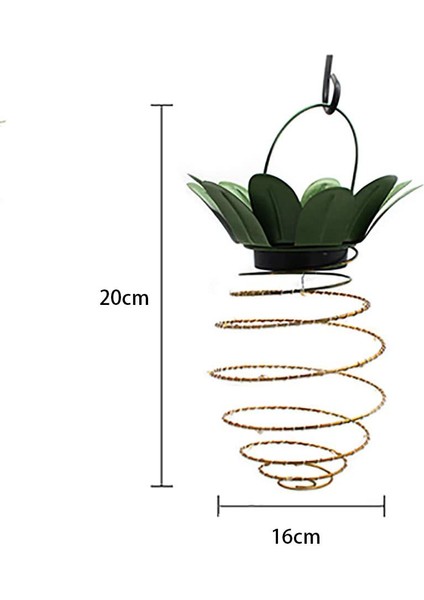 25 LED Asılı Güneş Ananas Işık Bahçe Yard Veranda Çim Balkon Için (Yurt Dışından)