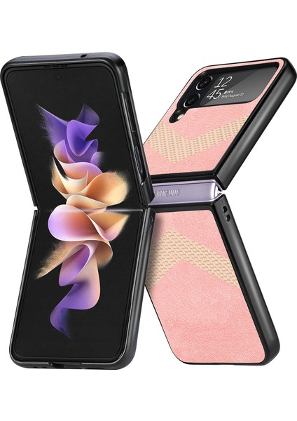 Galaxy Z Flip4 Bölünmüş Arka Kapak Kılıfı (Yurt Dışından)