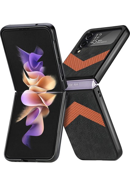 Galaxy Z Flip4 Bölünmüş Arka Kapak Kılıfı (Yurt Dışından)