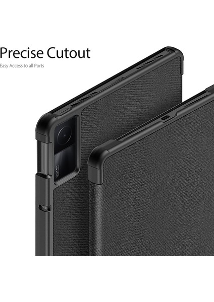 Xiaomi Redmi Pad 10.61 Tablet Kılıfı - Siyah (Yurt Dışından) fırsatları