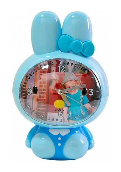 Fotoğraf Takılabilen Müzikli Tavşan Çalar Saat