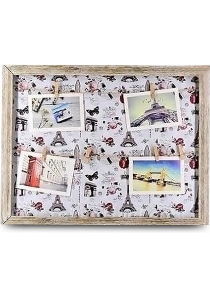 Ahşap Hasır Duvar Fotoğraf Çerçevesi 37X47 fırsatları
