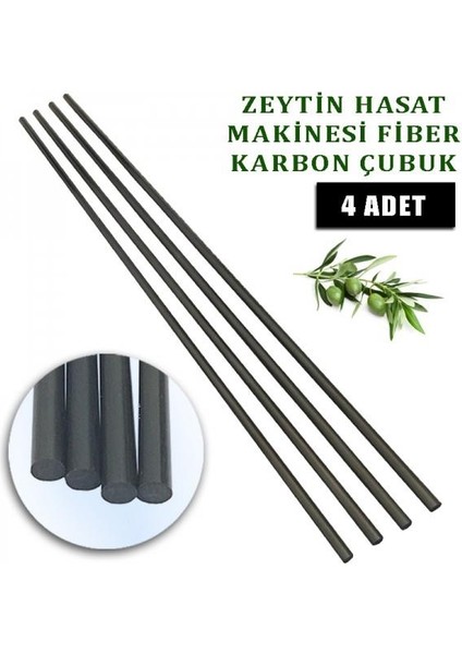 Zeytin Silkme Çırpıcı Parmak Karbon 5mm 4 Adet