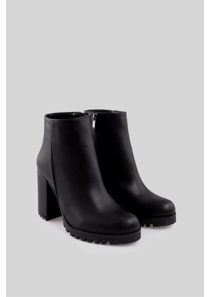 Platform Topuklu Kısa Bot Siyah fiyatları