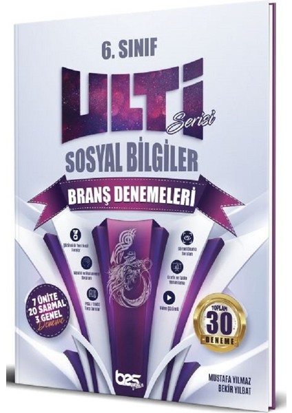 Bes yayınları 6. Sınıf Sosyal Bilgiler Ulti Serisi Denemeleri