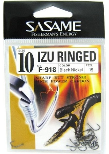 F-918 Bl Nickel Izu Ringed Olta Iğnesi