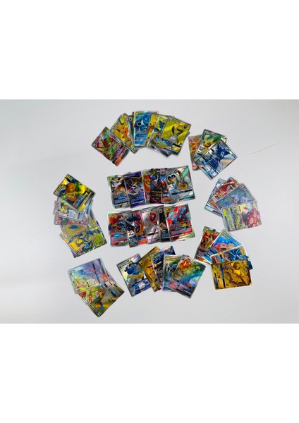 Pokemon Gx Oyun Kartı Özel Kartlar (100 Adet) Pokecards modelleri