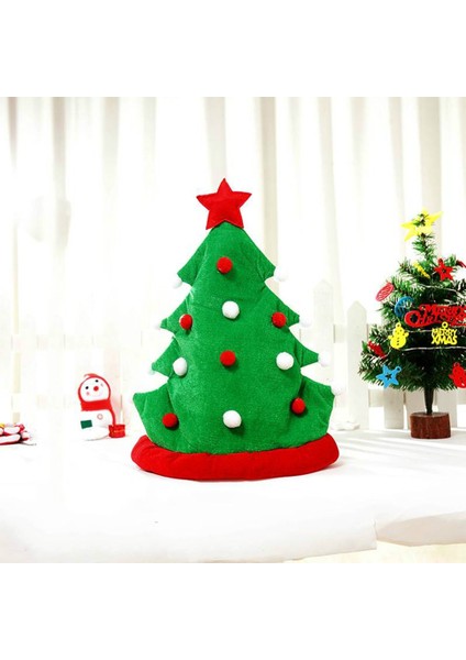 Noel Ağacı Şapkası Komik Yetişkin Şapkası Noel Dekorasyon Parçaları (Yurt Dışından)