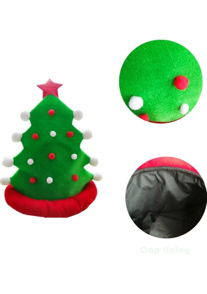 Noel Ağacı Şapkası Komik Yetişkin Şapkası Noel Dekorasyon Parçaları (Yurt Dışından) modelleri