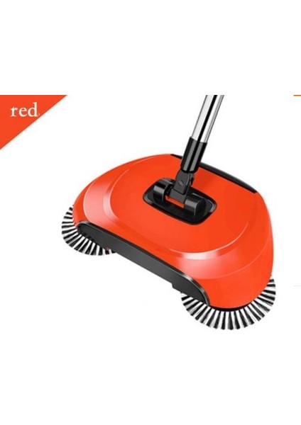 Sihirli Süpürge Paslanmaz Çelik Sweepe Farppan Kolu Ev El Itme Temizleme Ev Temizleme Araçları 3 1 Aksesuarları | Duvara Monte Mutfak Rafları (Kırmızı) (Yurt Dışından)