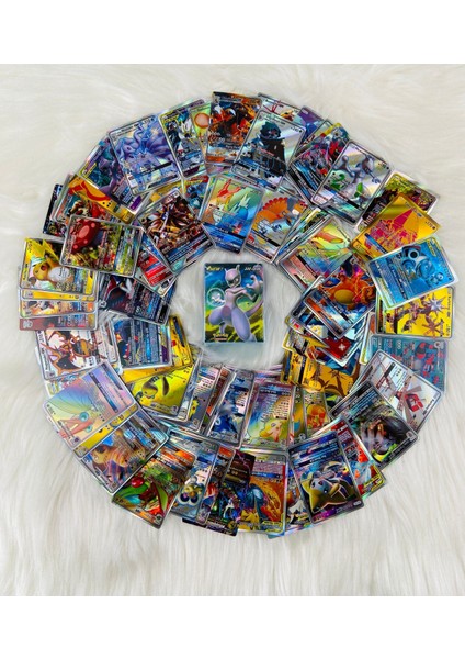 Pokemon Gx Oyun Kartı Çantalı Set 100 Adet Kart ve 2 Adet Çanta