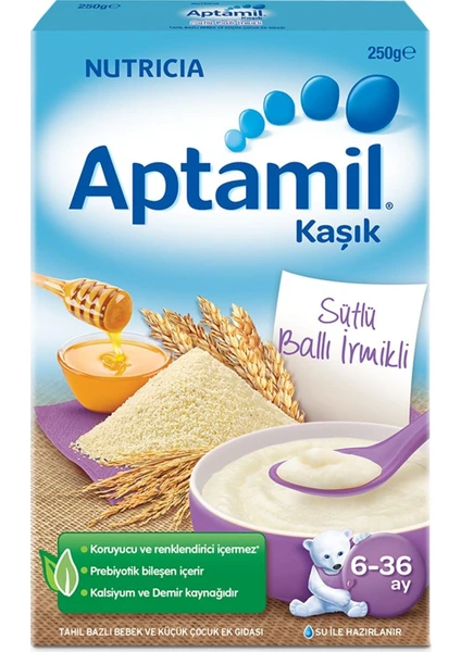 Kaşık Sütlü Ballı Irmikli Kaşık Maması 250GR