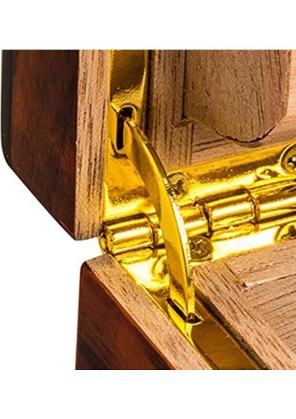 Cedar Ahşap Puro Seyahat Nemlendirici Higrometre Puro Humidor Sigaren Kutusu ile Taşınabilir Puro Kılıfı Taşınabilir Puro Kılıf (Yurt Dışından)