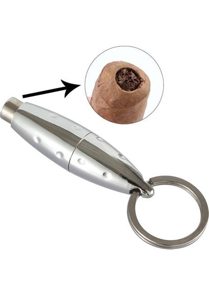 Toka Puro Puncher Yuvarlak Mini Puro Yumruk 1 Adet Taşınabilir Kesici Cep Sigara Aksesuarları Aracı Puro Sondaj (Yurt Dışından) fırsatları