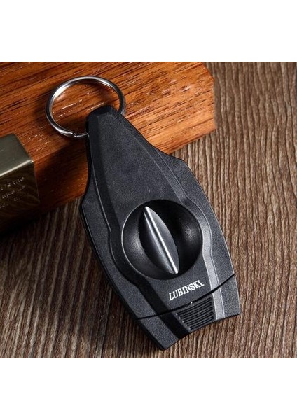 Kalibreli 22MM Taşınabilir Paslanmaz Çelik Puro Kesici Puro Aracı Aksesuarları Anahtarlık Erkekler Gadget'lı Keskin Puro Makas (Yurt Dışından) fiyatları