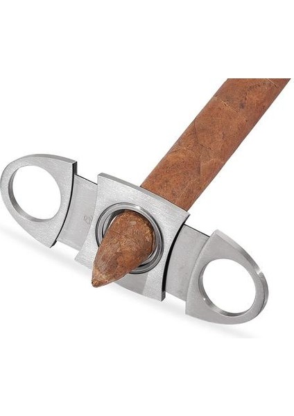 Tütün Kesme Giyotin Puro Kesici Makas Metal Puro Bıçağı Sigara Aksesuarları Cep Keskin Kesme Bıçağı (Yurt Dışından)