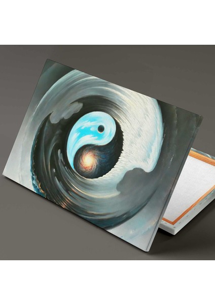 Ying Yang Hava Su Denge Kanvas Tablo
