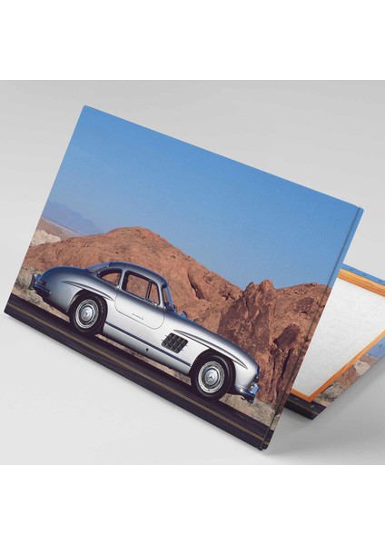 Mercedes Benz 300 Sl Gri Kanat Kapı Kanvas Tablo