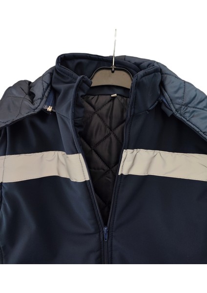 Lacivert Softshell Reflektörlü Iş Montu modelleri