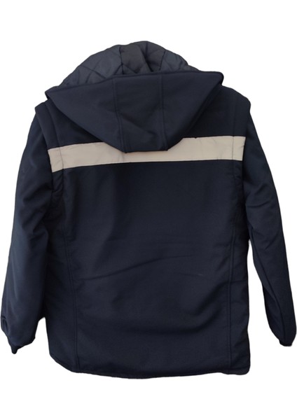 Lacivert Softshell Reflektörlü Iş Montu fırsatları