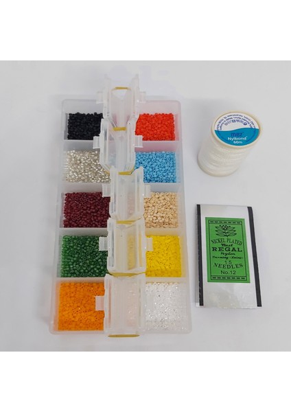 Delica Boncuk 10'lu Başlangıç Seti -3