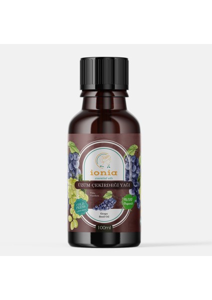 İonia Essential Oils Üzüm Çekirdeği Yağı 100 ml