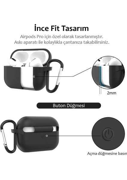 Airpods Pro Kılıf Silikon fiyatları