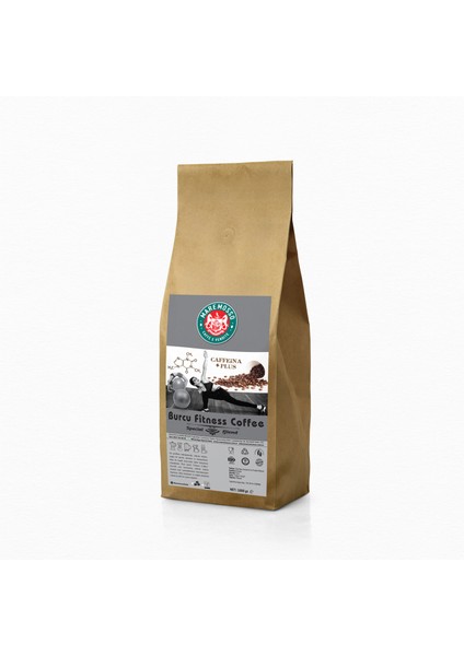 Burcu Fitness Coffee Blend Yüksek Kafeinli Çekirdek Kahve 1 Kg.