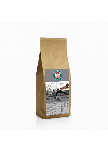 Burcu Fitness Coffee Blend Yüksek Kafeinli Çekirdek Kahve 1 Kg.