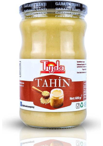 Katkısız Tahin Cam Şişe 600 gr