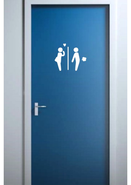 Tuvalet Sticker, Duvar Çıkartması, Duvar Dekoru, Tuvalet Çıkartması, Wc Çıkartması, Komik